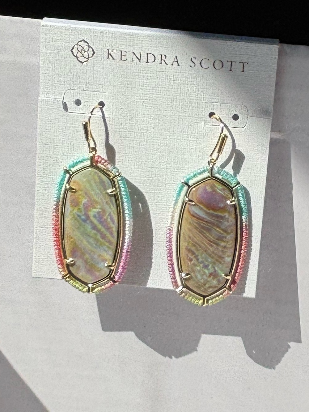 Kendra Scott Threaded Elle Drop Earrings - Picture 2 of 7